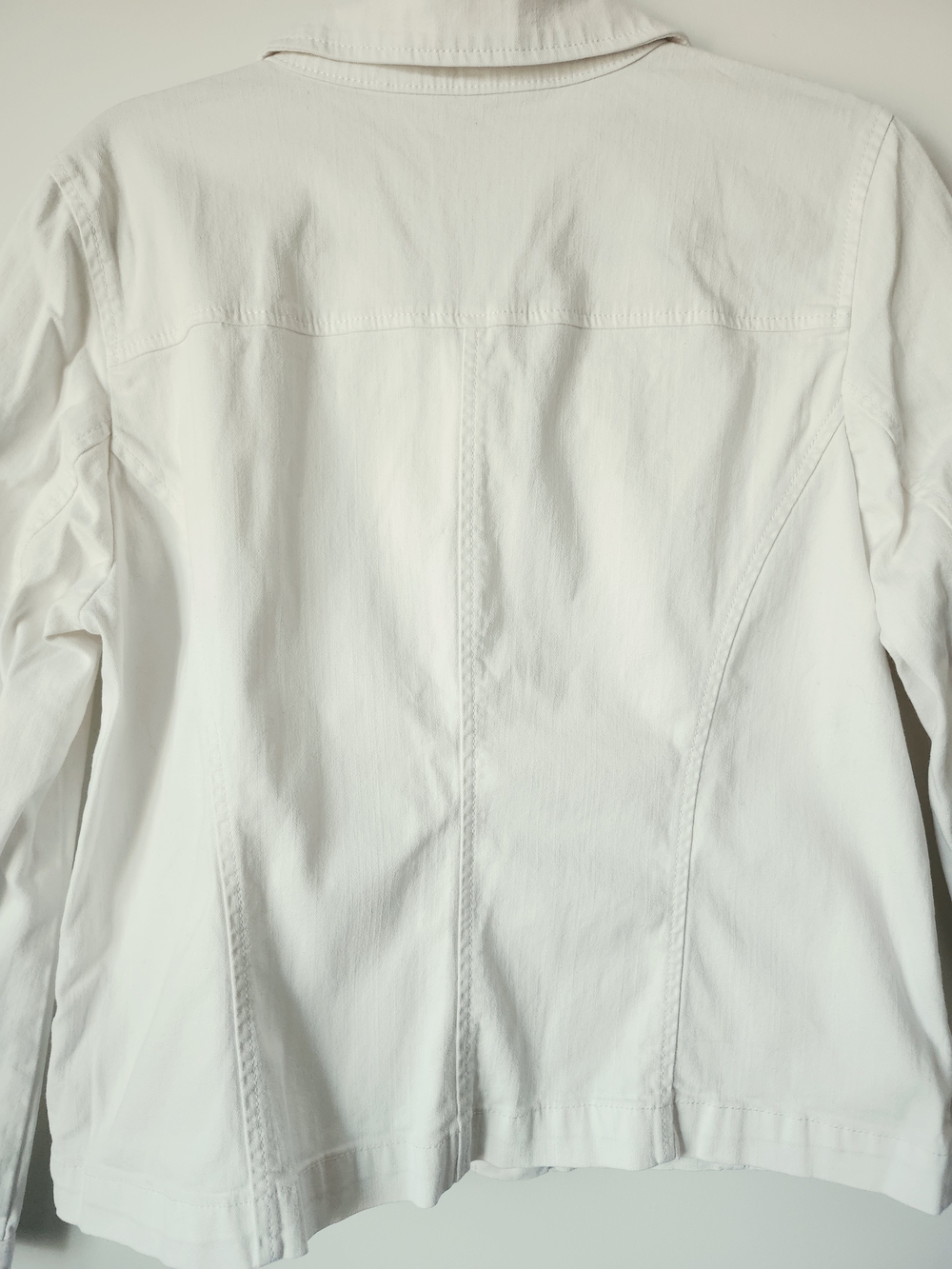 White Denim Jacket - Picture 9 of 10